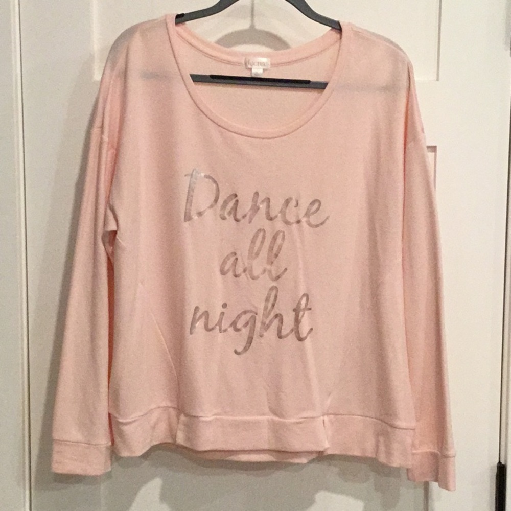 “Dance all night” lightweight sweatshirt